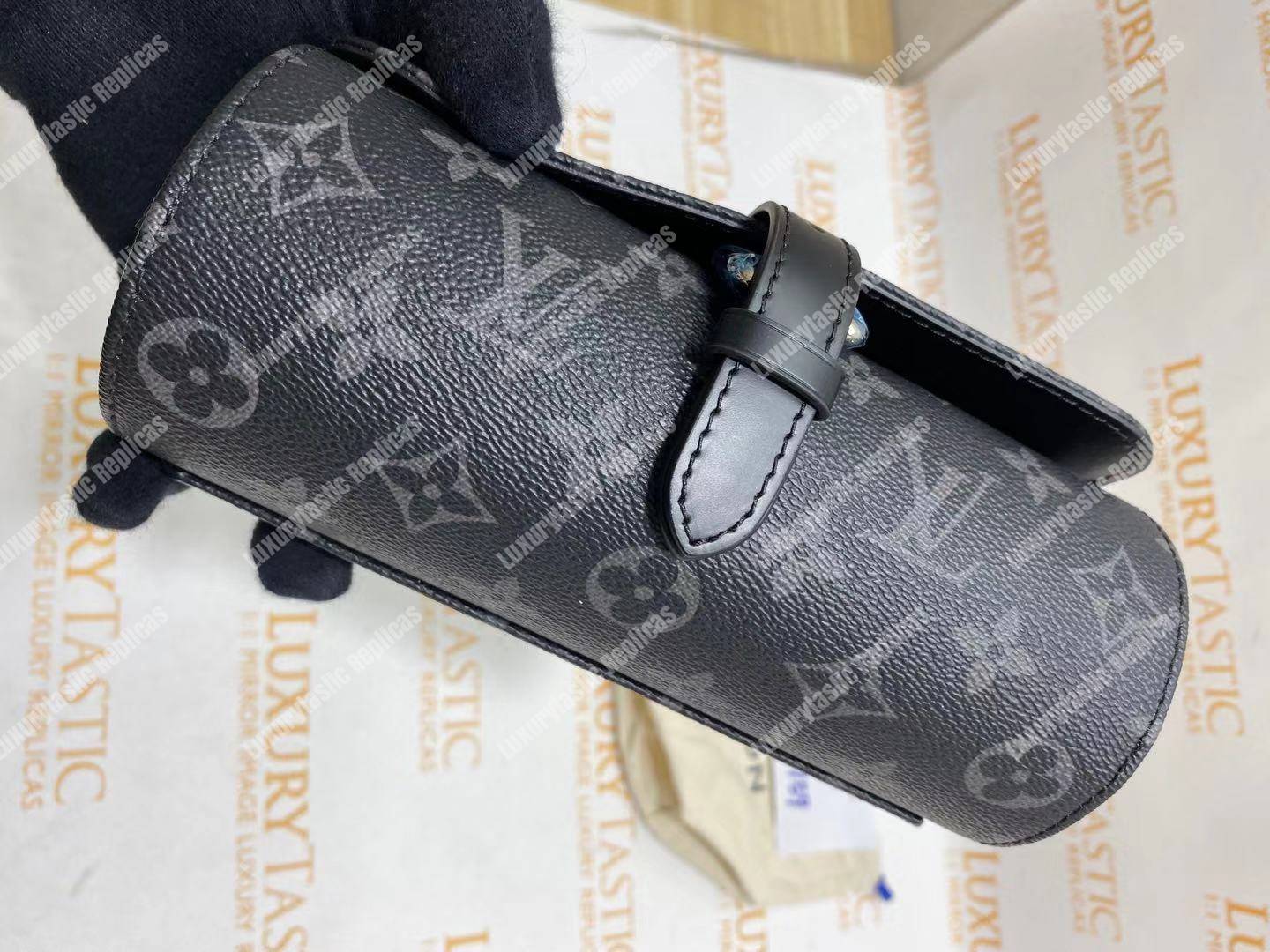 LV 3 Watch Case Monogram Eclipse