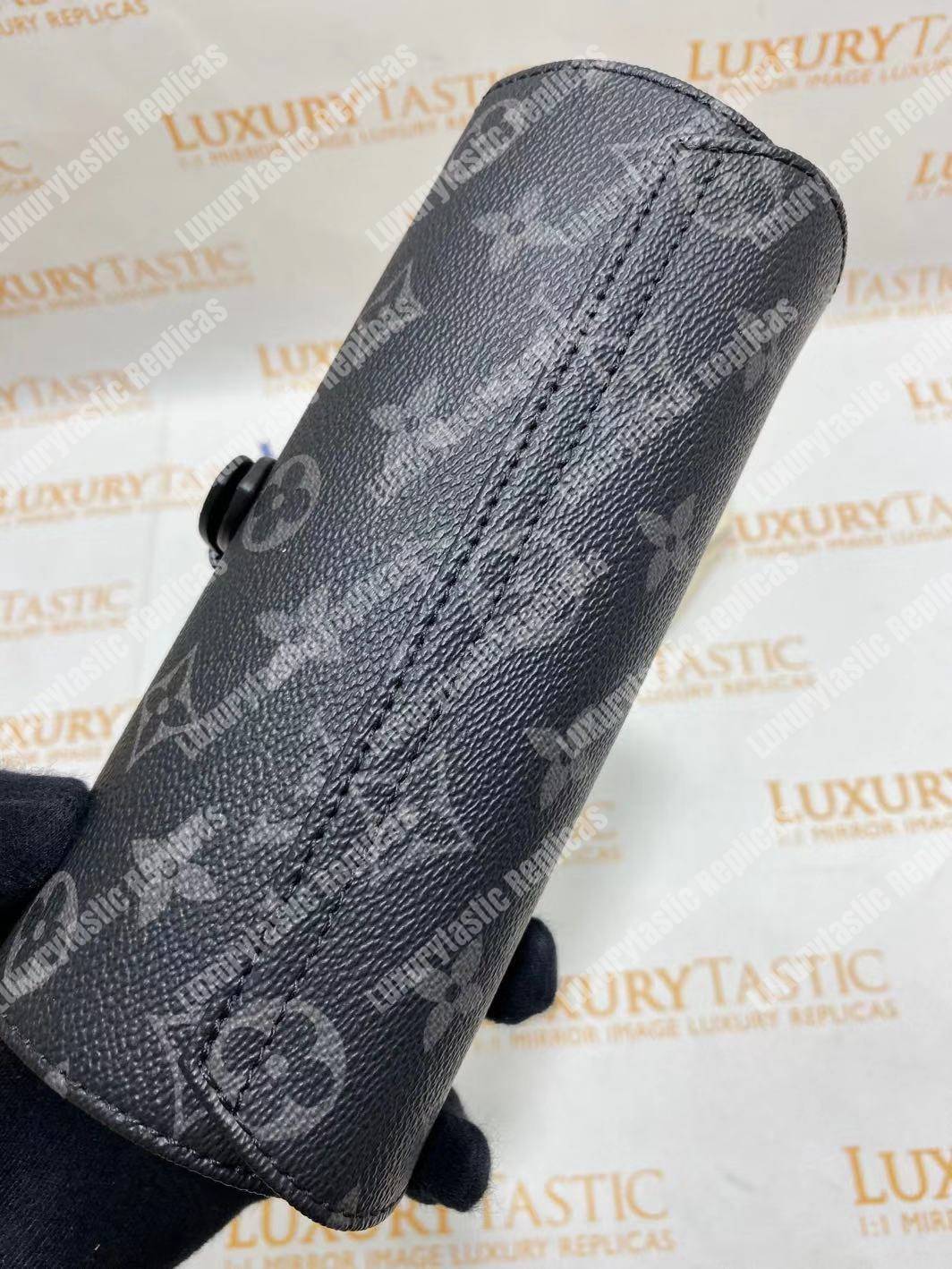 LV 3 Watch Case Monogram Eclipse