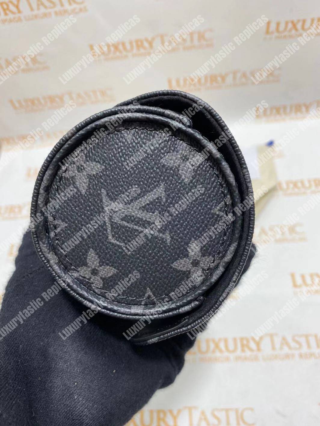 LV 3 Watch Case Monogram Eclipse