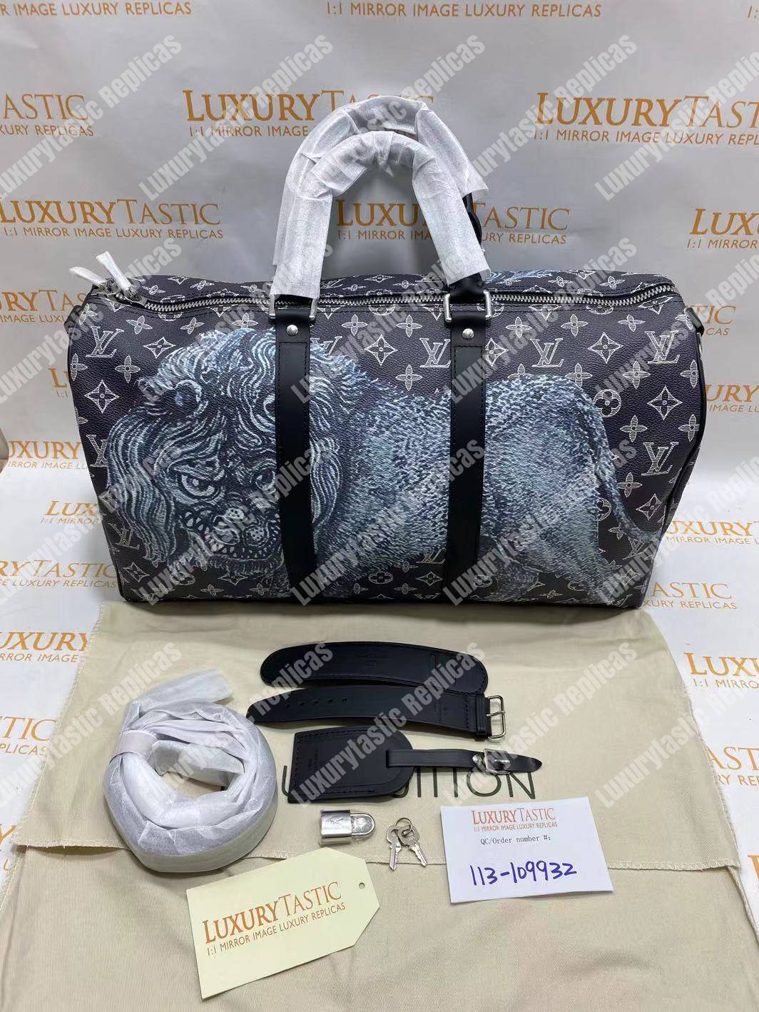 LV Keepall 45 Bandouliere Duffel Bag Monogram Canvas 2017