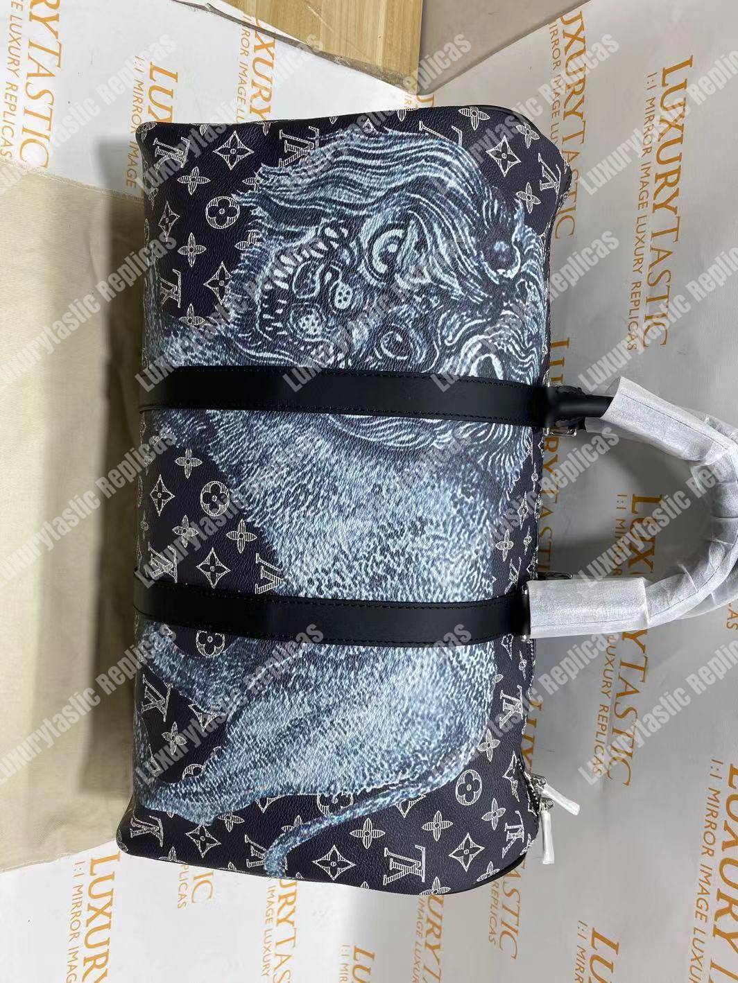 LV Keepall 45 Bandouliere Duffel Bag Monogram Canvas 2017