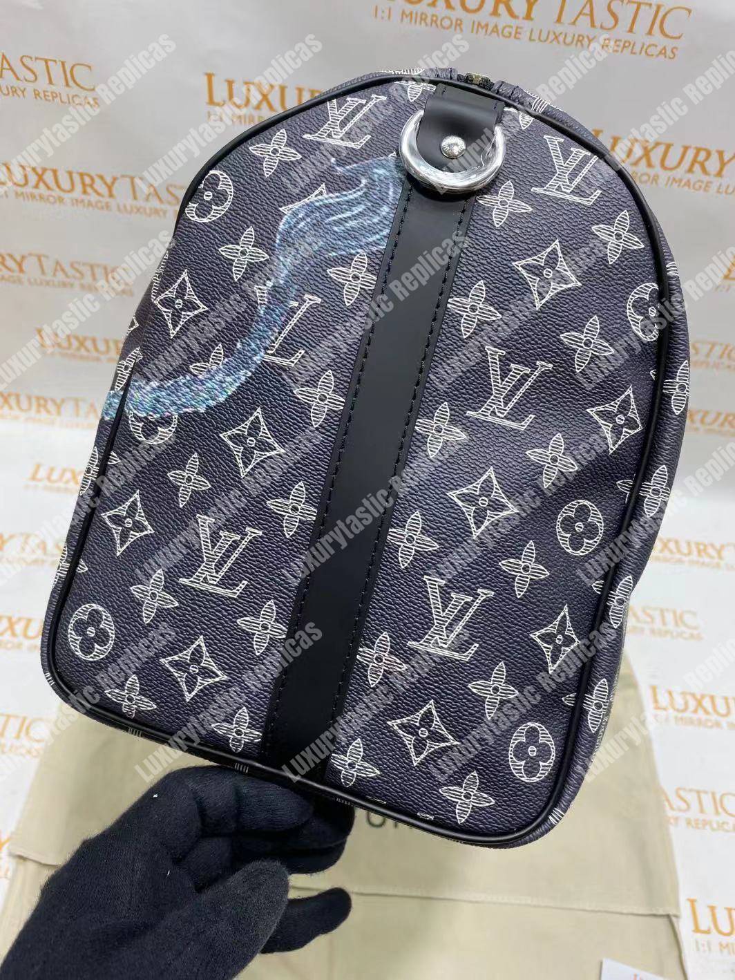 LV Keepall 45 Bandouliere Duffel Bag Monogram Canvas 2017