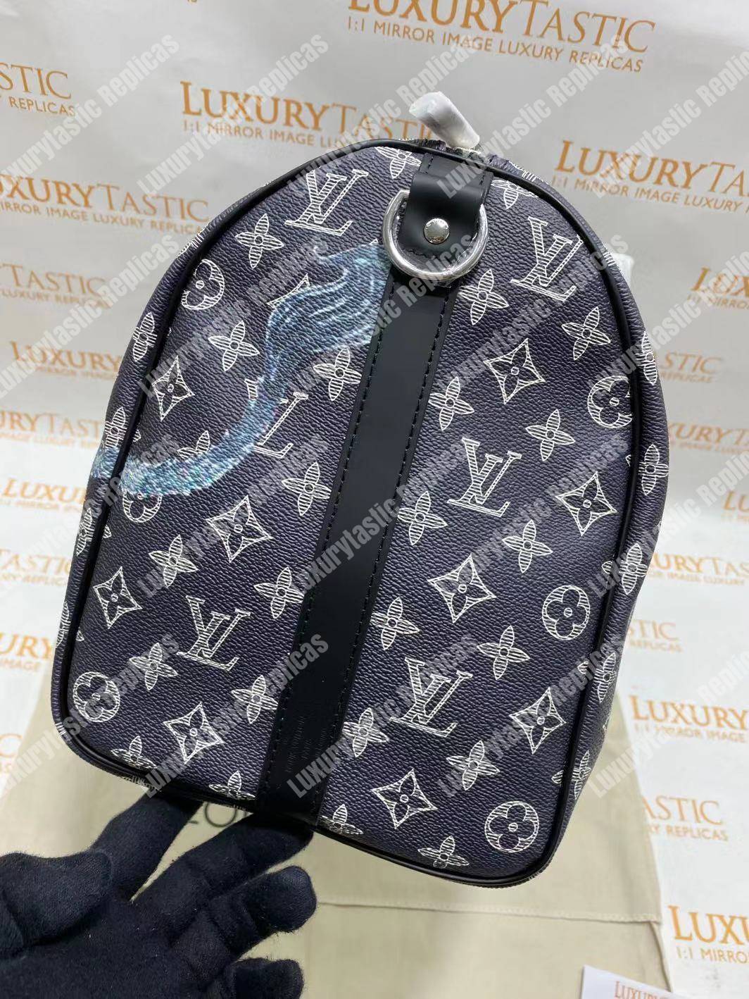 LV Keepall 45 Bandouliere Duffel Bag Monogram Canvas 2017