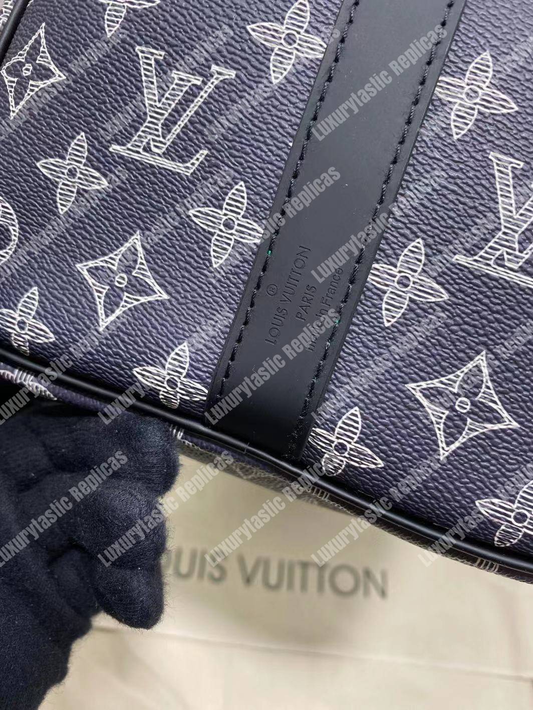 LV Keepall 45 Bandouliere Duffel Bag Monogram Canvas 2017