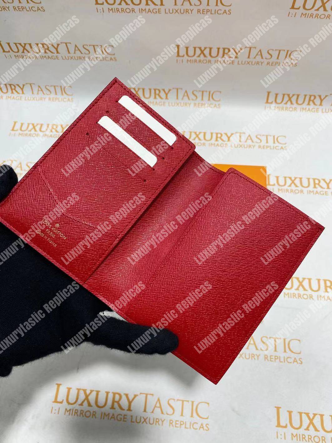 LV Passport Cover Monogram Eiffel Tower