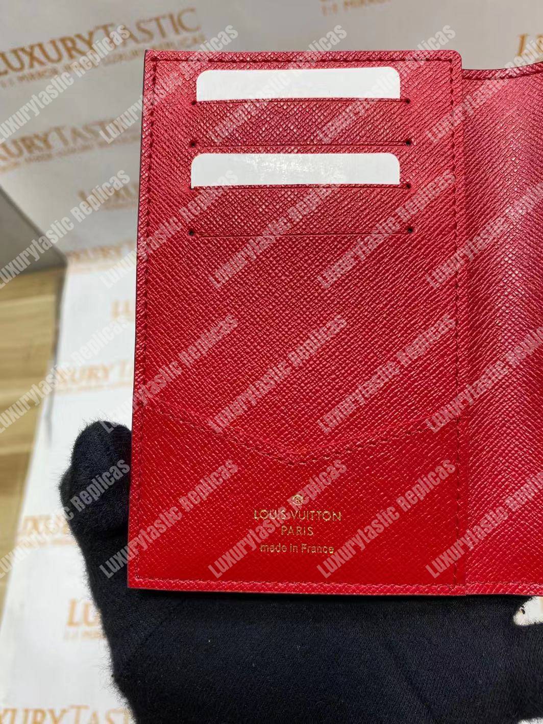 LV Passport Cover Monogram Eiffel Tower