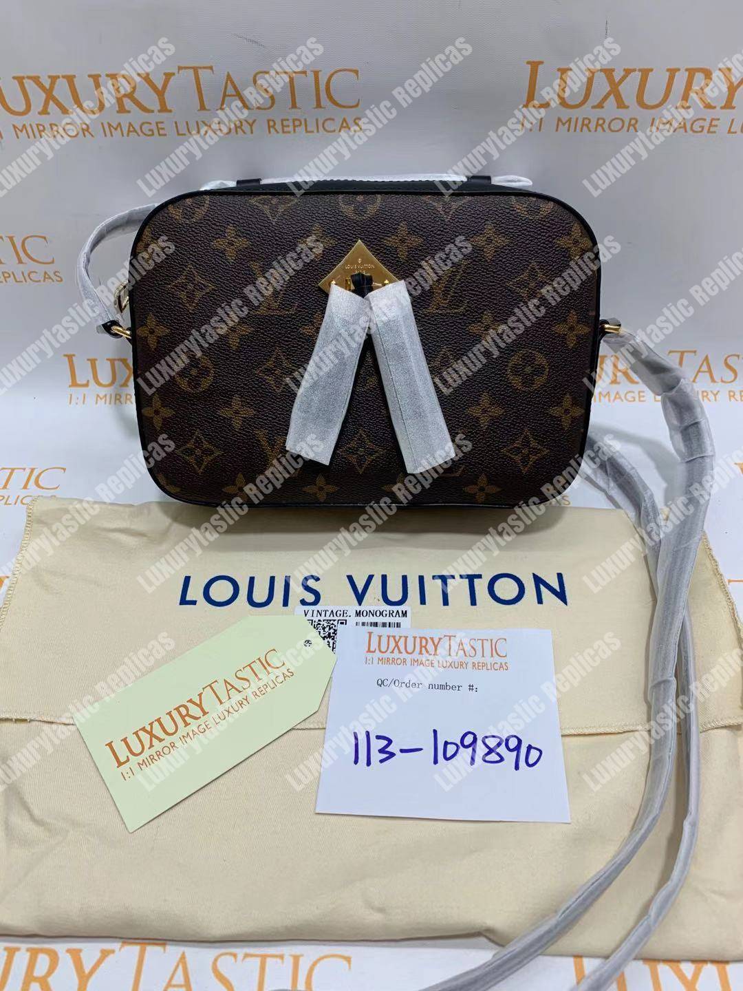 LV Saintonge Monogram Noir