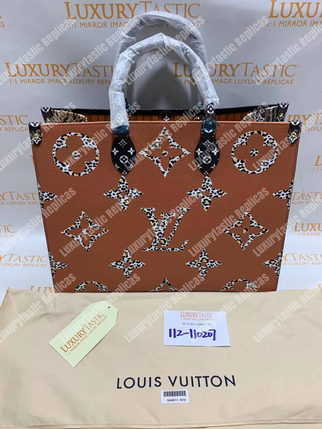 LV Onthego Monogram Black/Brown GM