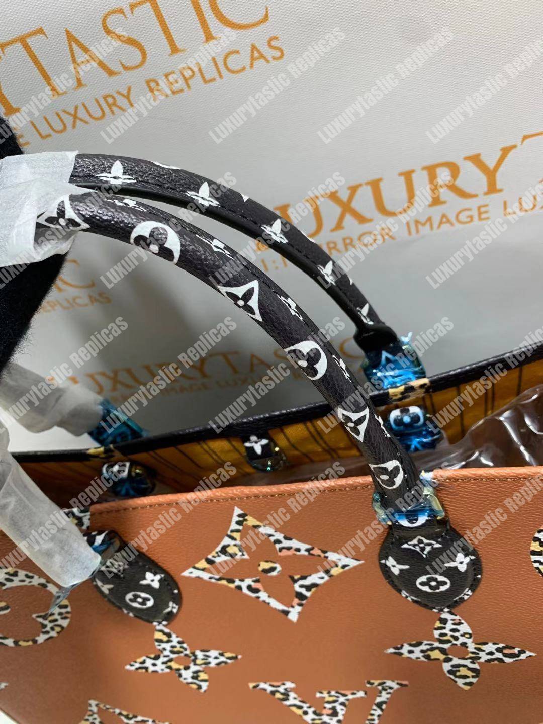 LV Onthego Monogram Black/Brown GM