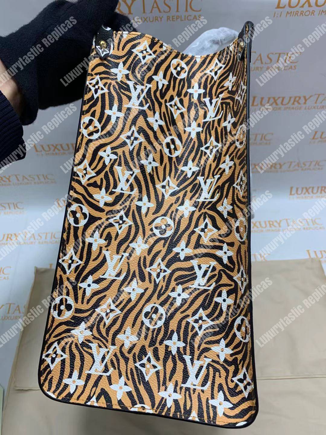 LV Onthego Monogram Black/Brown GM