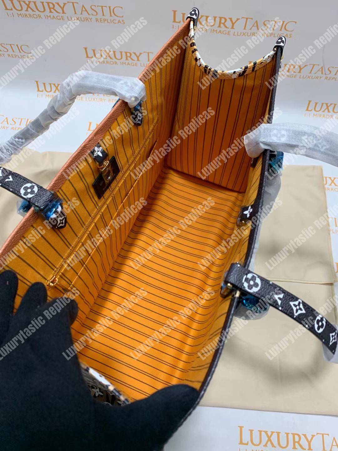 LV Onthego Monogram Black/Brown GM