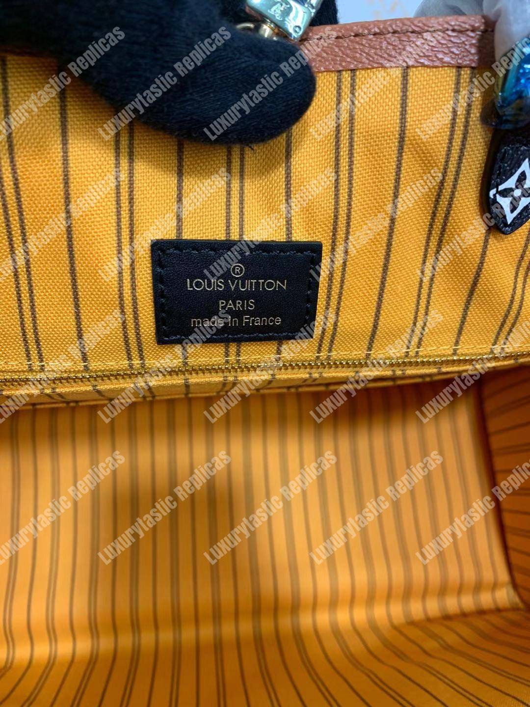 LV Onthego Monogram Black/Brown GM