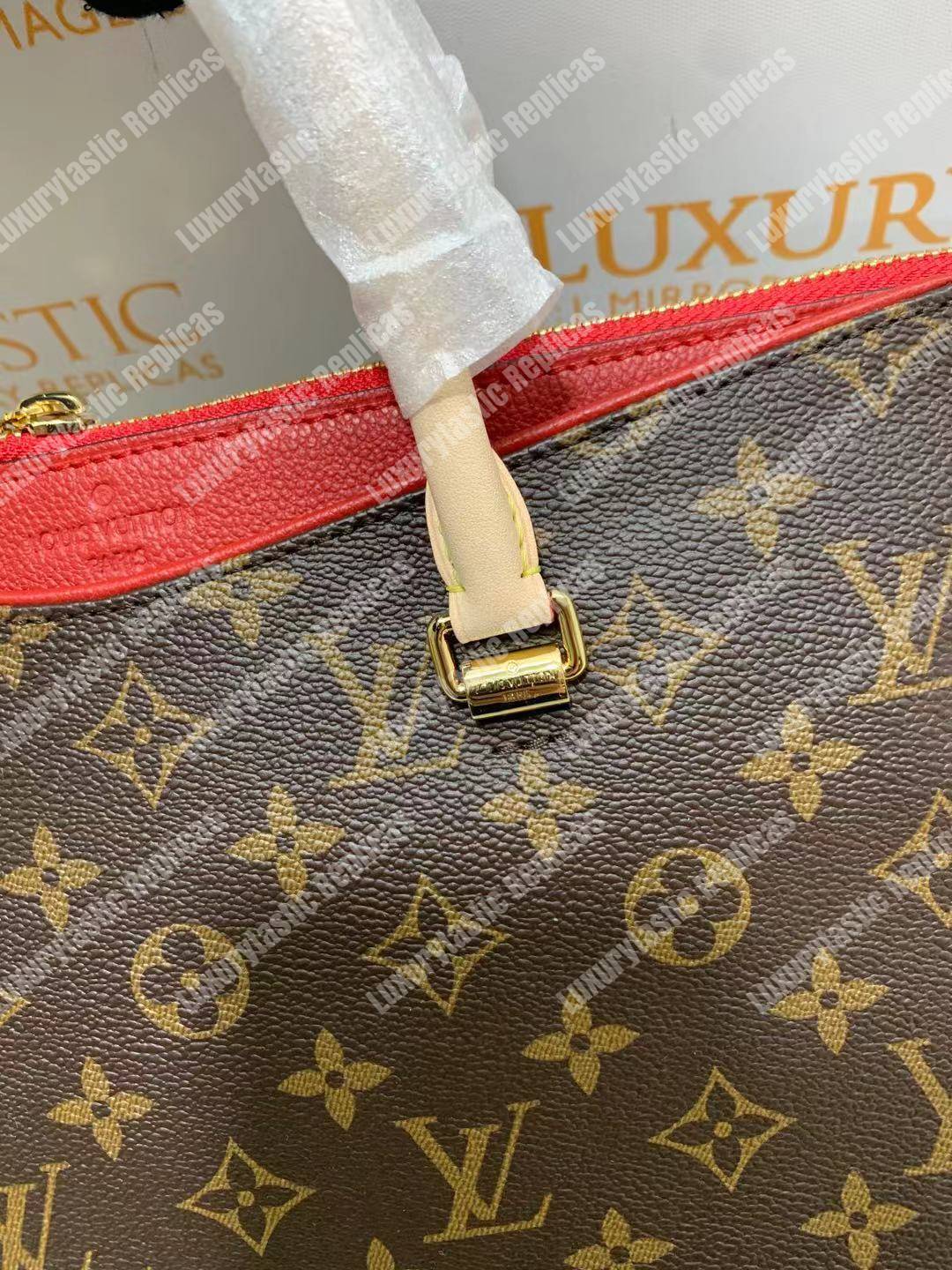 LV Pallas Bag Monogram Canvas Cherry