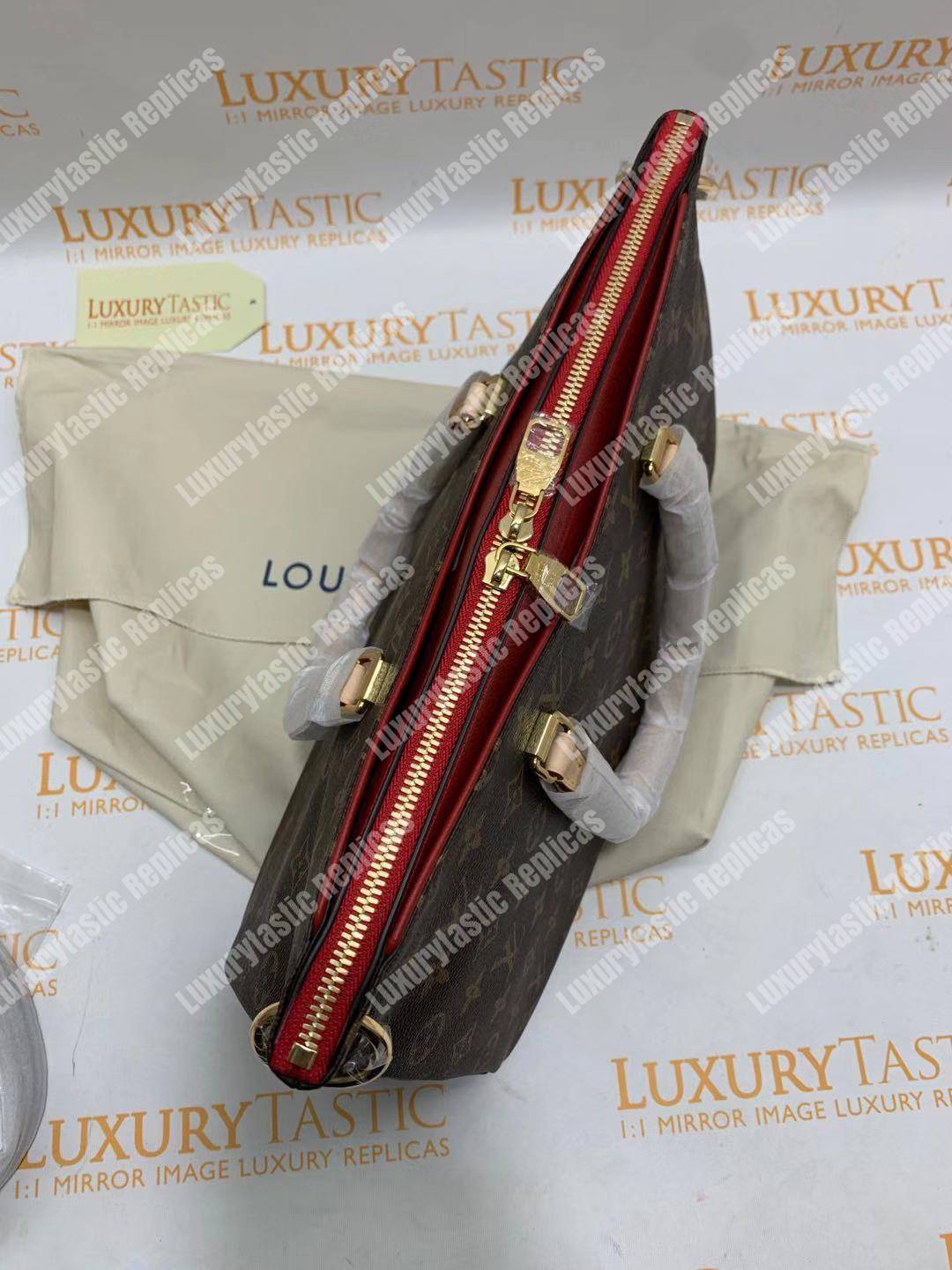 LV Pallas Bag Monogram Canvas Cherry