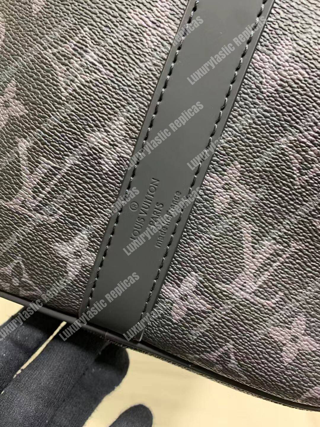 LV Keepall Bandouliere 45 Monogram Eclipse