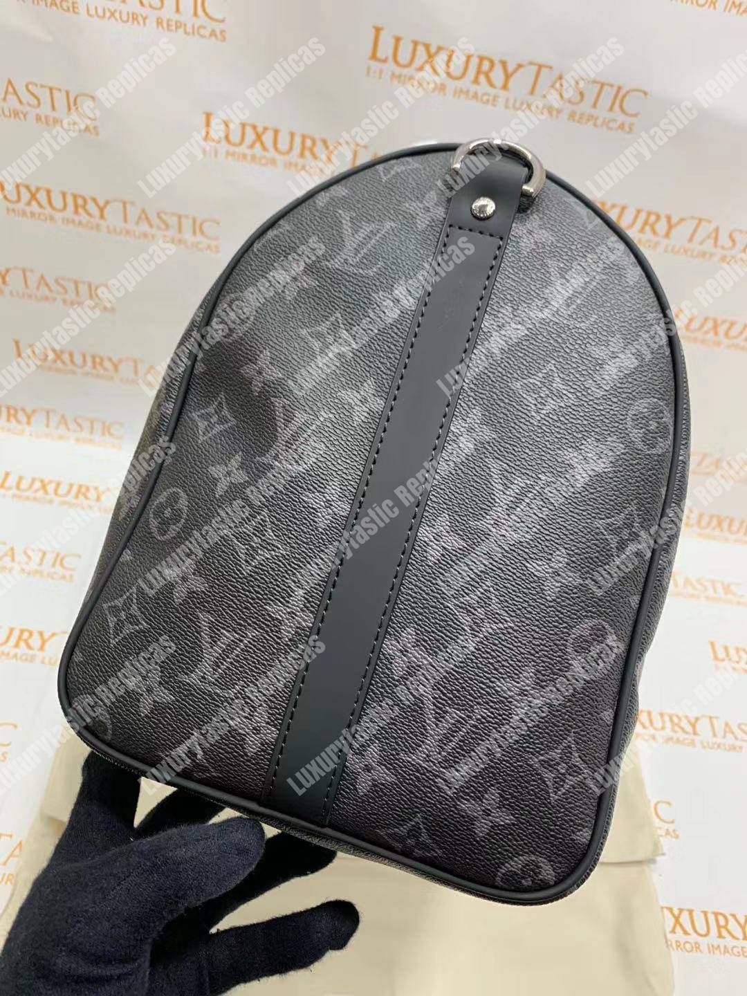 LV Keepall Bandouliere 45 Monogram Eclipse