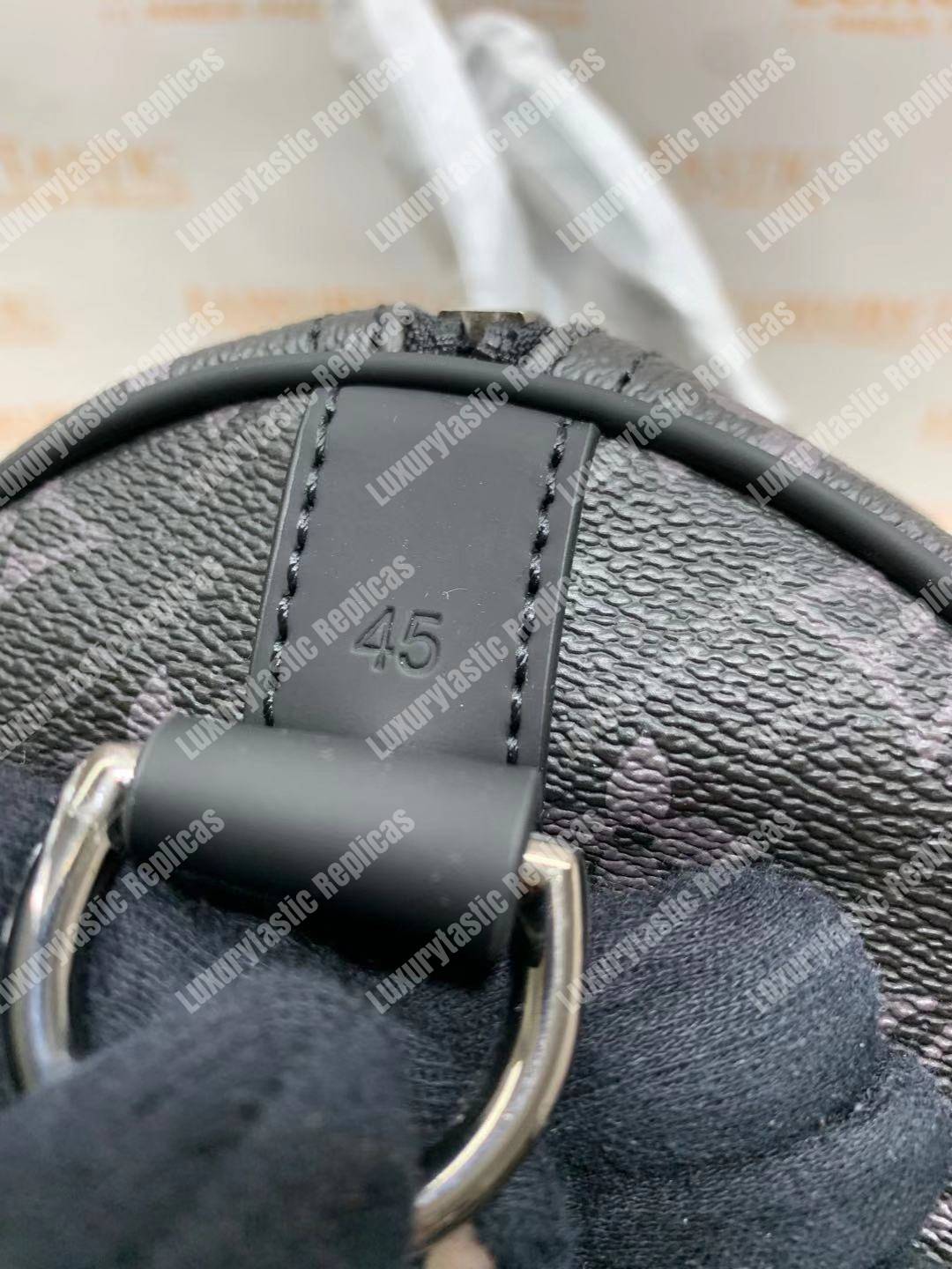 LV Keepall Bandouliere 45 Monogram Eclipse