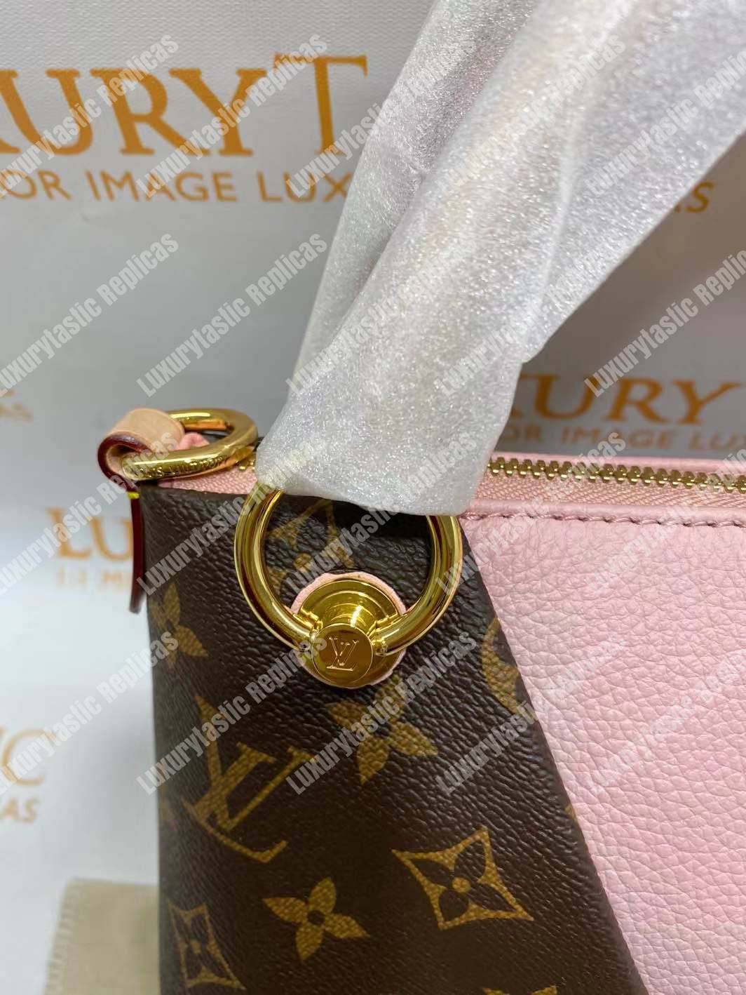 LV V Tote BB Monogram Rose Poudre