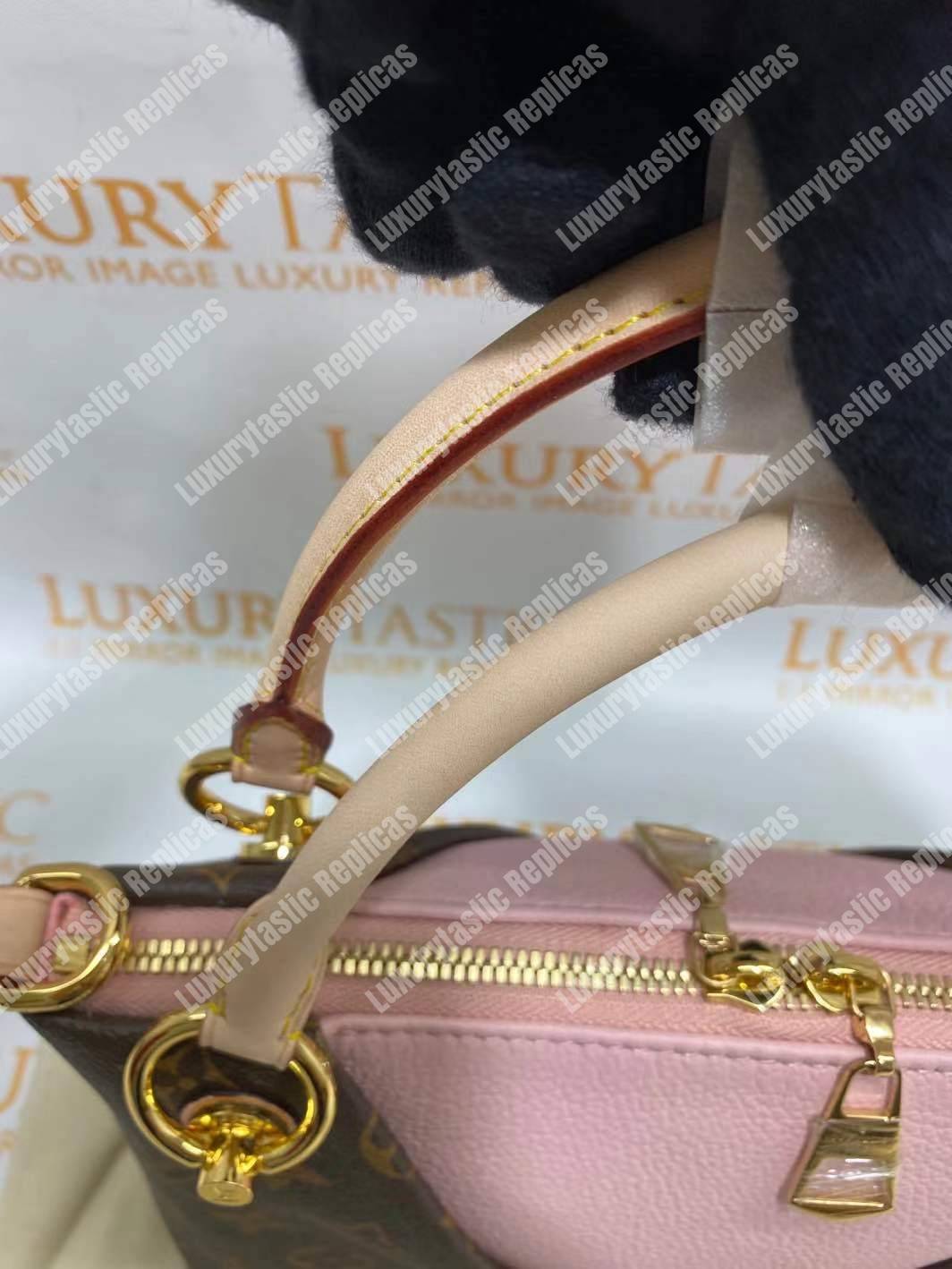 LV V Tote BB Monogram Rose Poudre