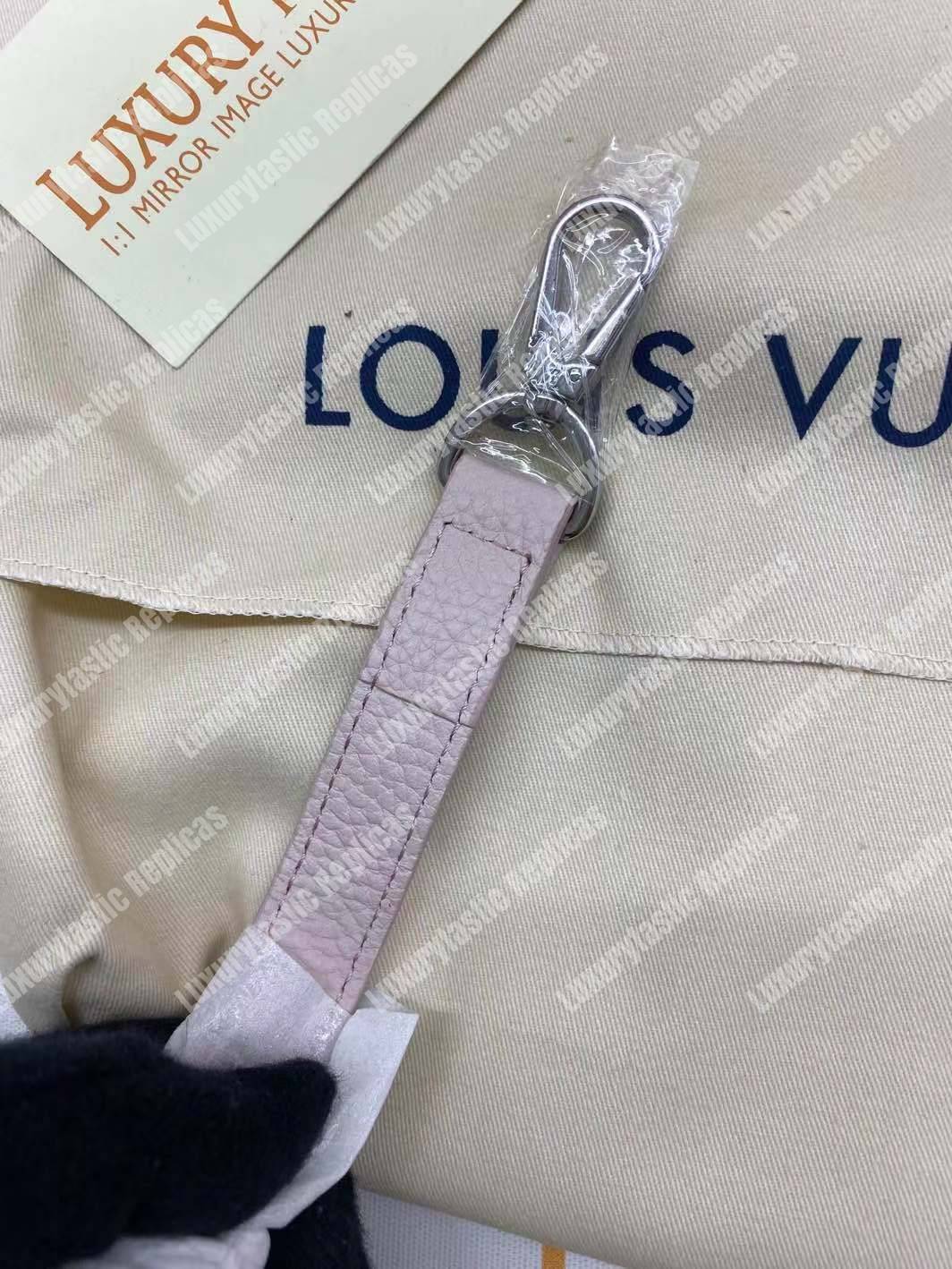 LV Capucines BB Taurillon Leather Rose Ballerine