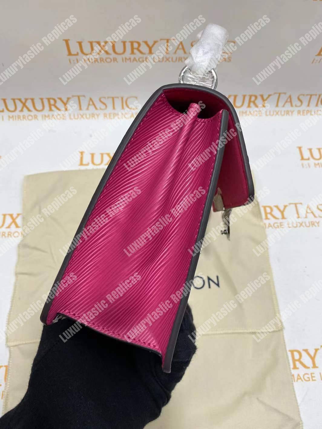 LV Spring Street Monogram Vernis Creme Beige