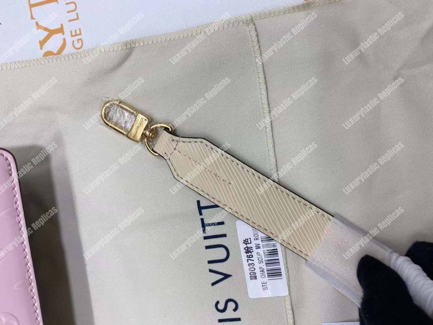 LV Spring Street Monogram Vernis Rose Ballerine