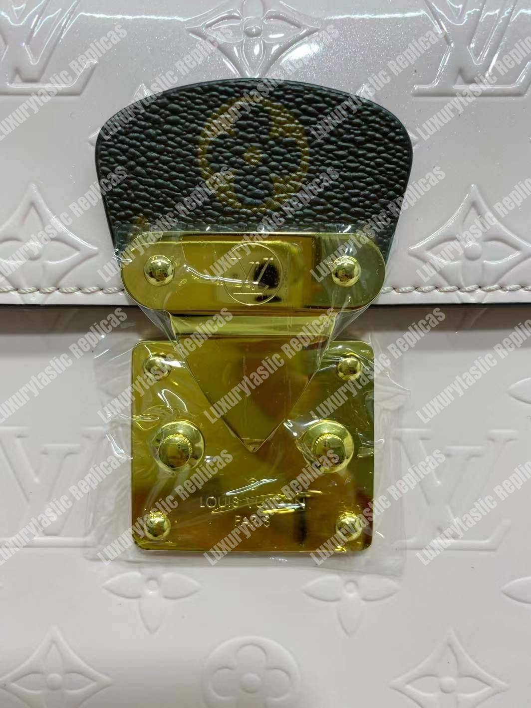 LV Spring Street Monogram Vernis Rose Ballerine