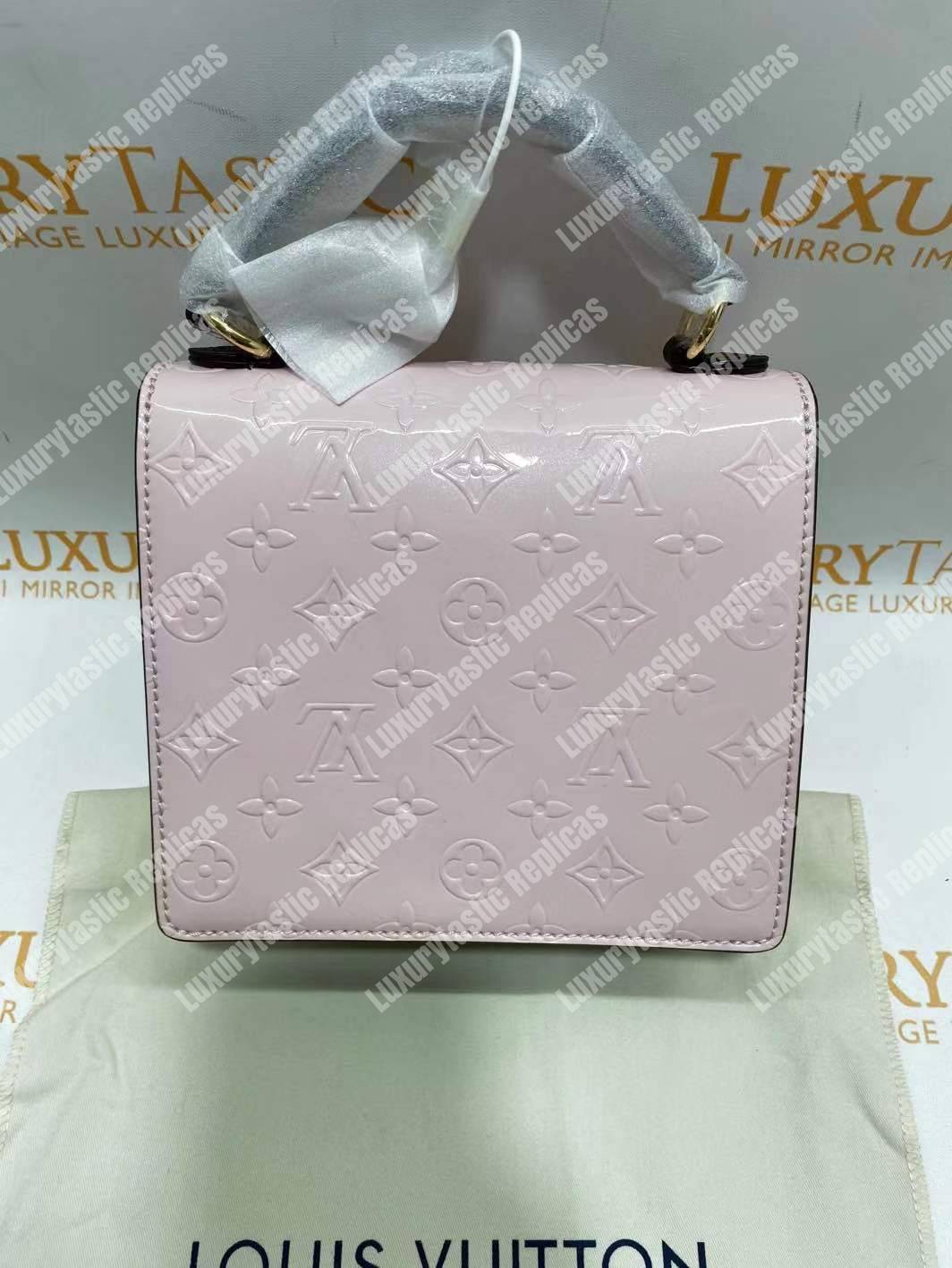 LV Spring Street Monogram Vernis Rose Ballerine