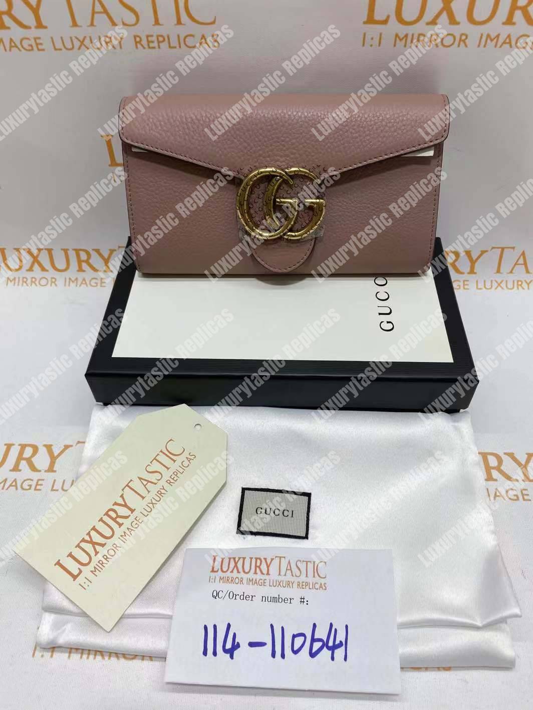 G*u*i gg marmont continental wallet magnolia