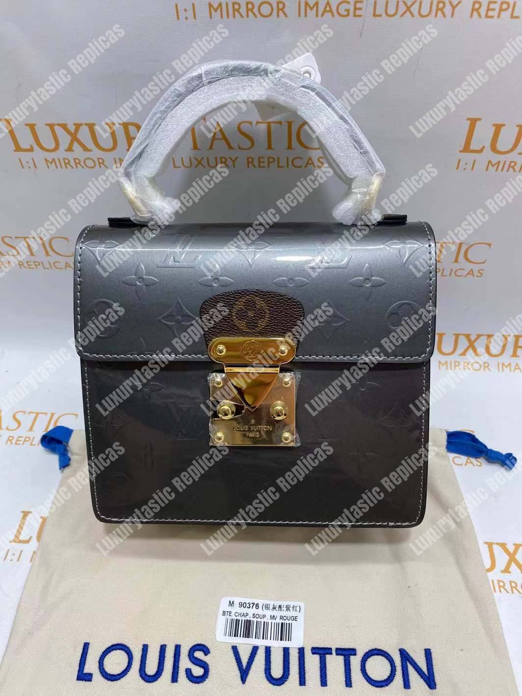 LV Spring Street Monogram Vernis Champagne Métallisé