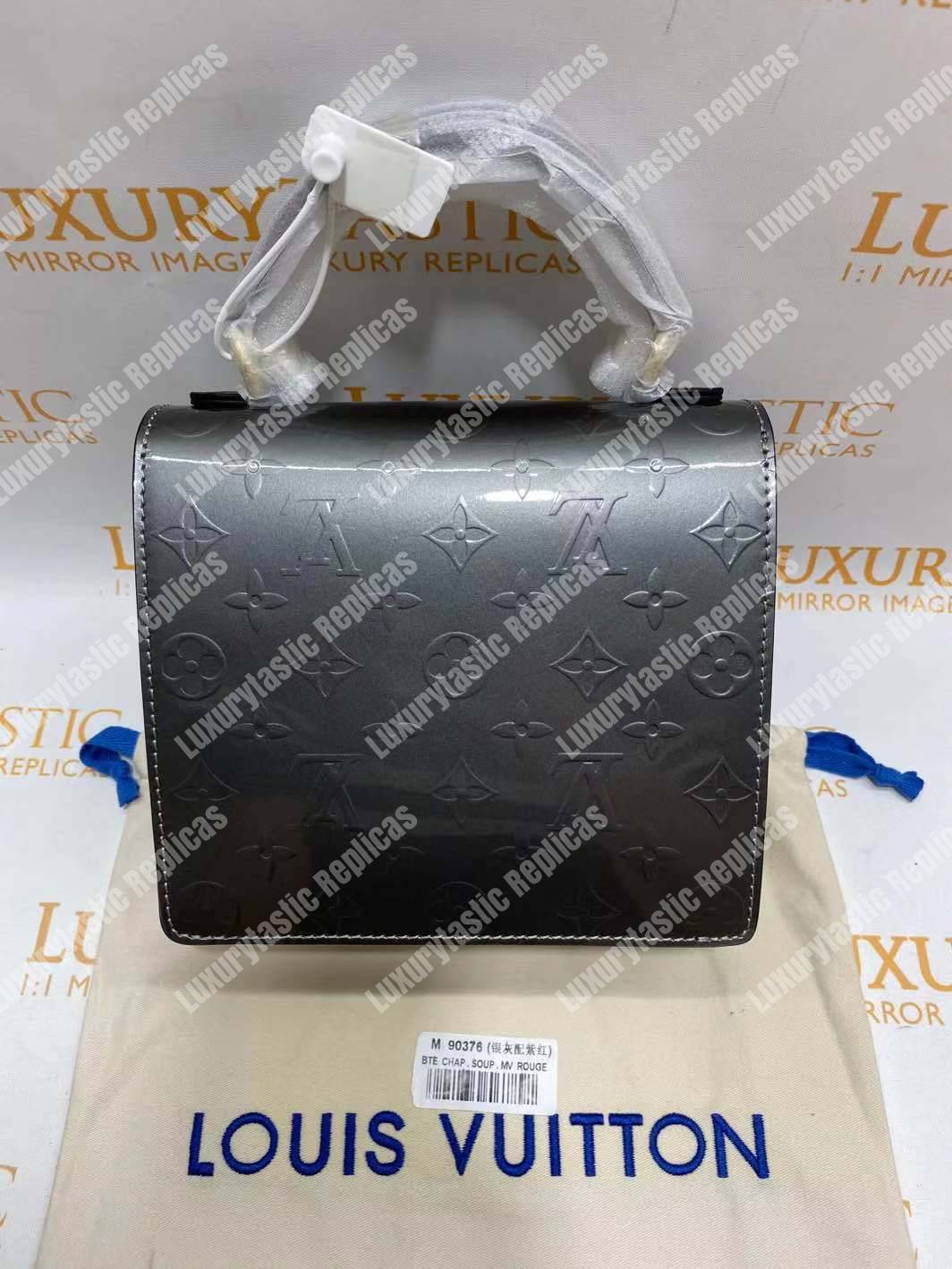 LV Spring Street Monogram Vernis Champagne Métallisé