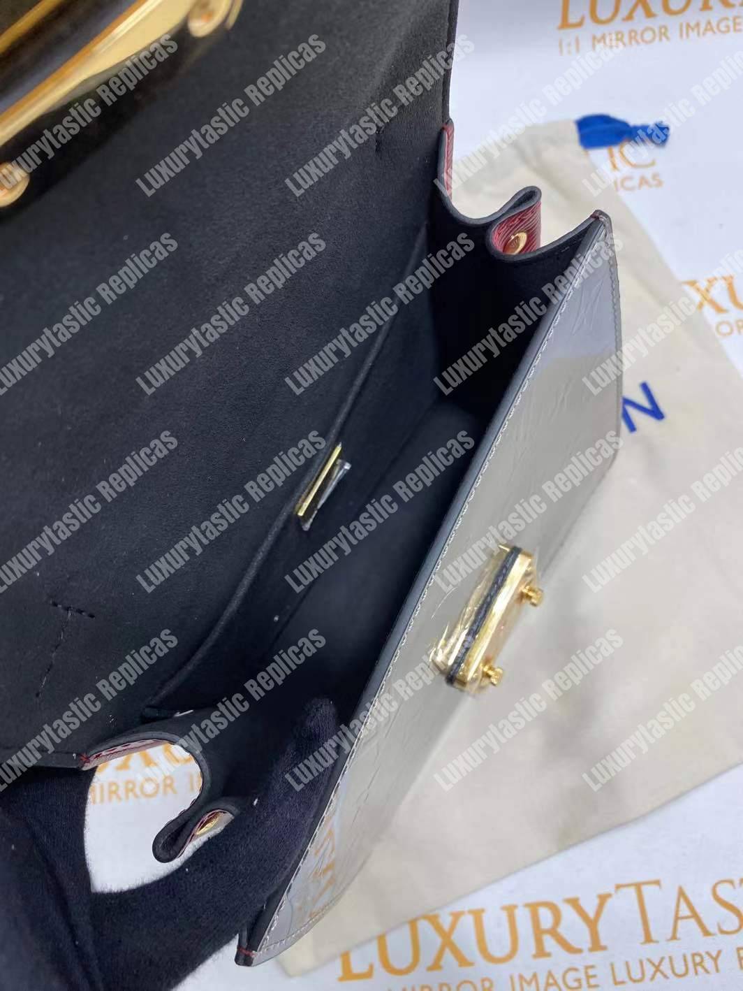 LV Spring Street Monogram Vernis Champagne Métallisé