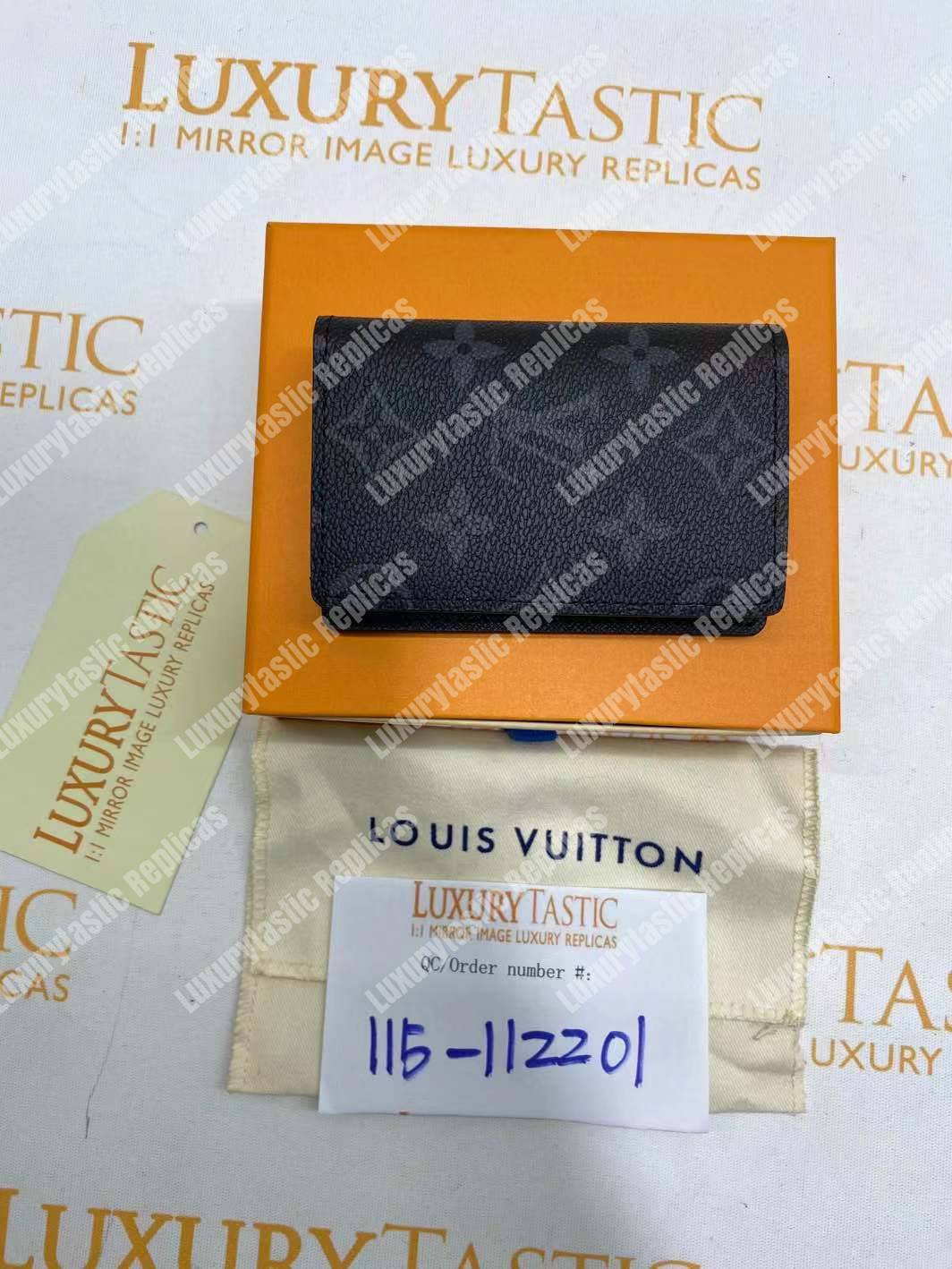 LV Pocket Organizer Monogram Eclipse Canvas