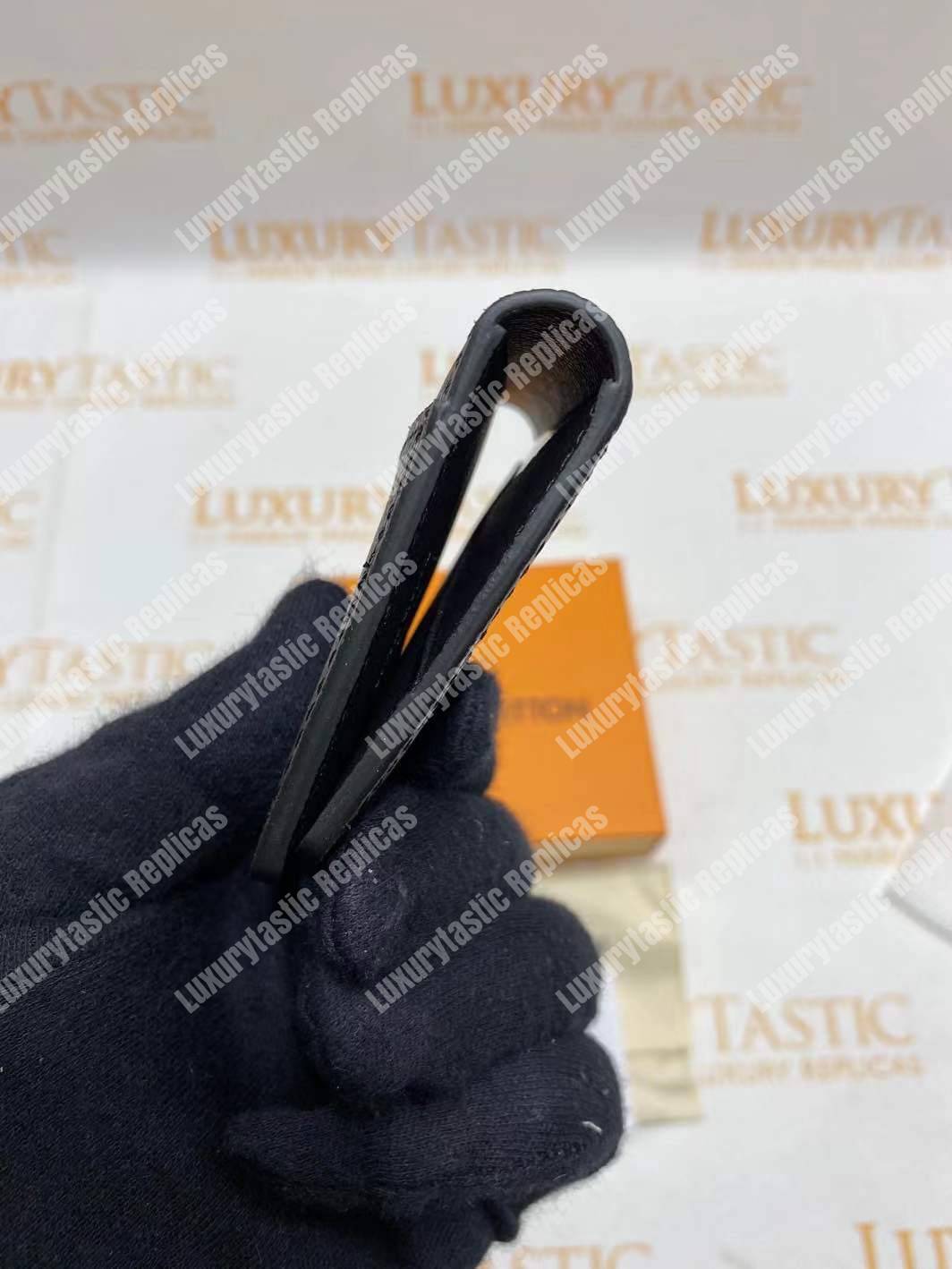 LV Pocket Organizer Monogram Eclipse Canvas