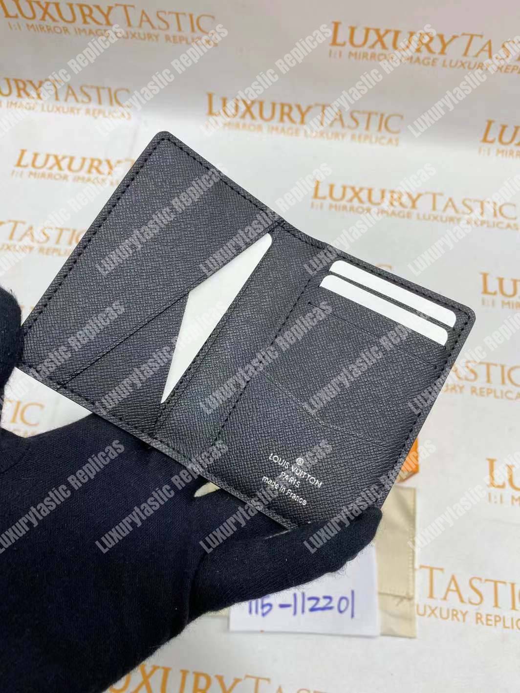 LV Pocket Organizer Monogram Eclipse Canvas