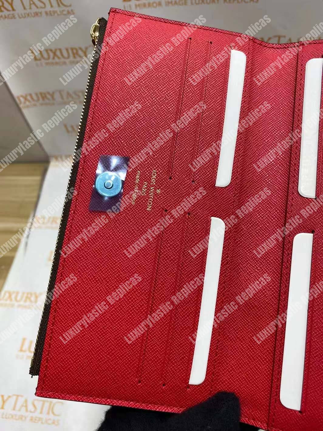 LV Adele Wallet Monogram Canvas Coquelicot