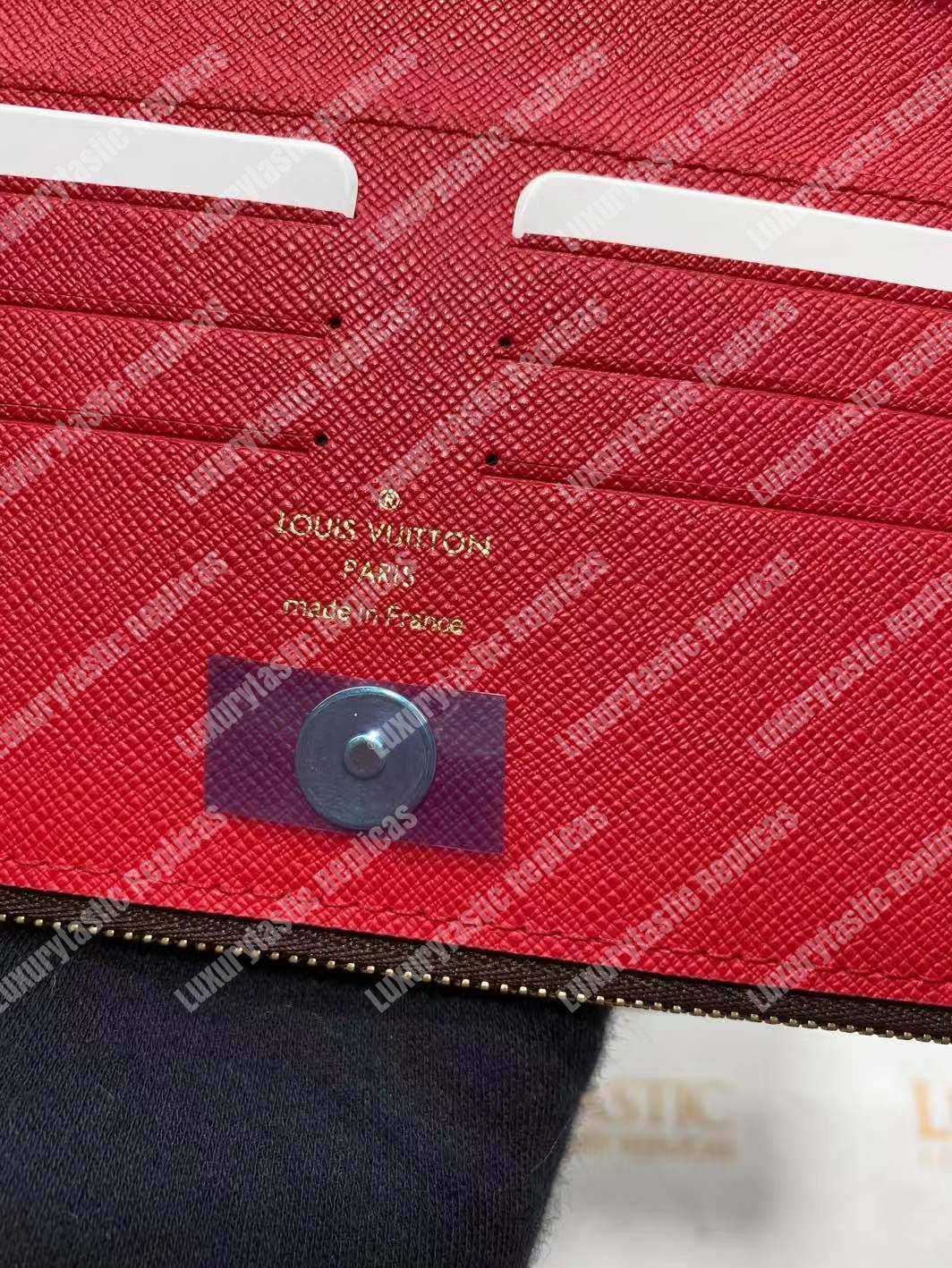 LV Adele Wallet Monogram Canvas Coquelicot