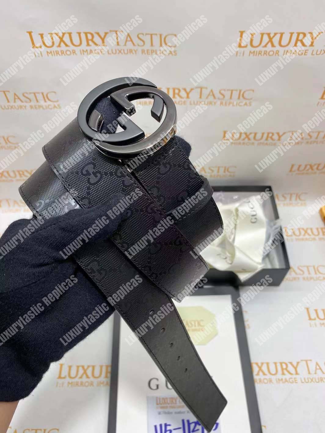 G*u*i gg imprime belt with g buckle