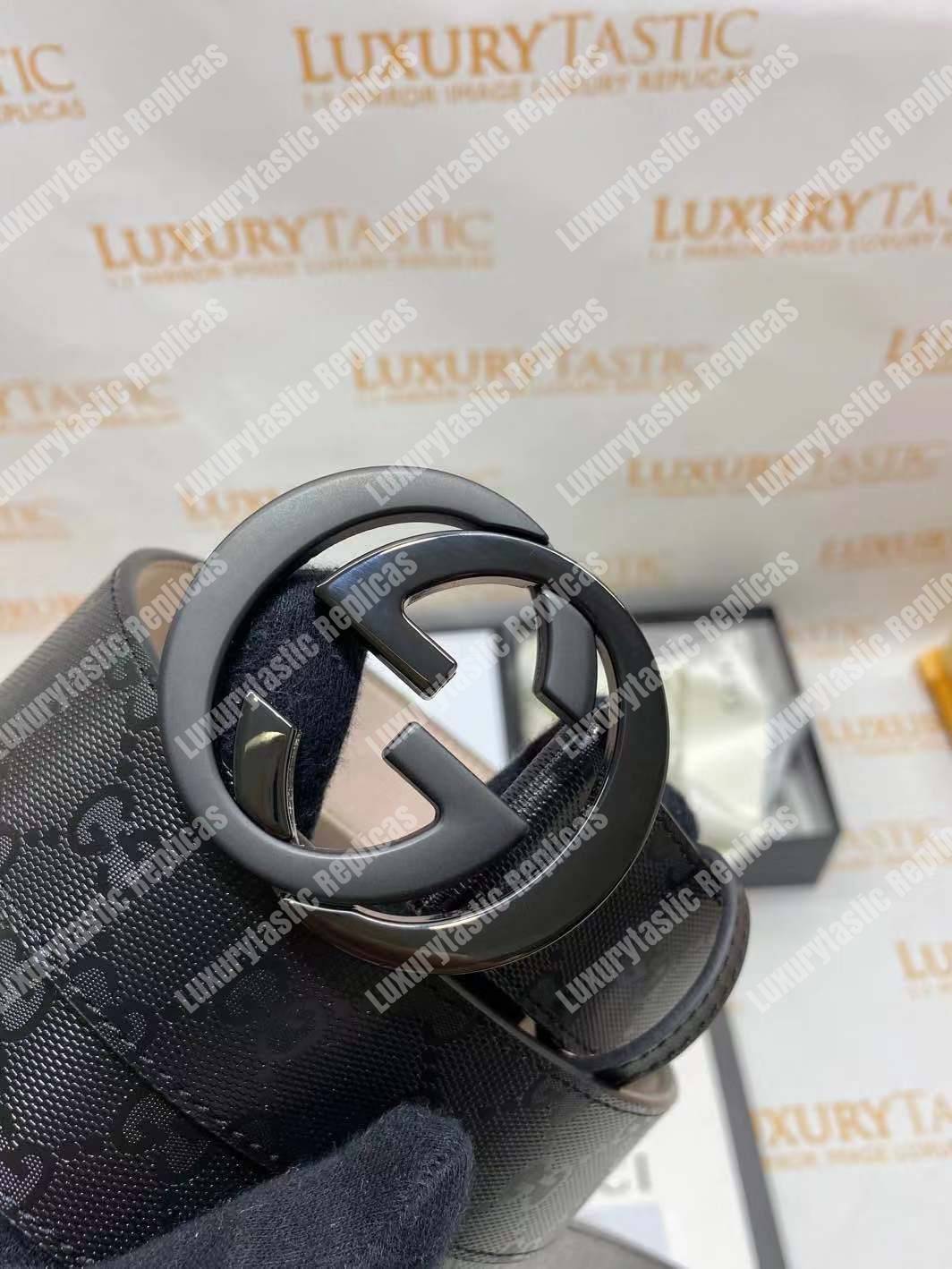 G*u*i gg imprime belt with g buckle