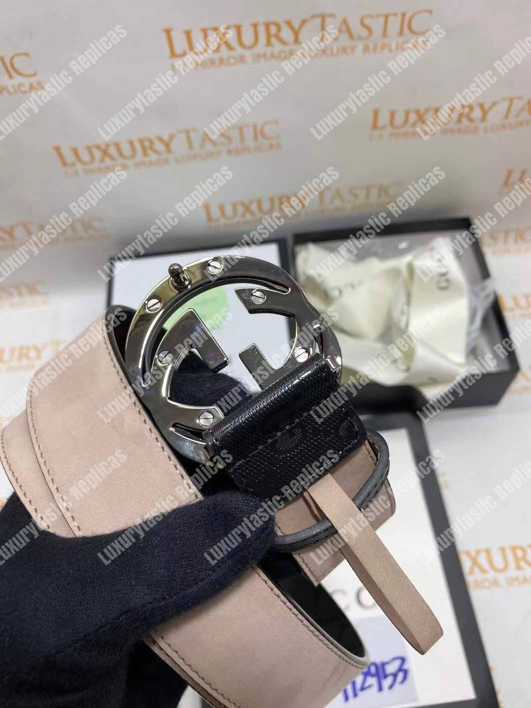 G*u*i gg imprime belt with g buckle