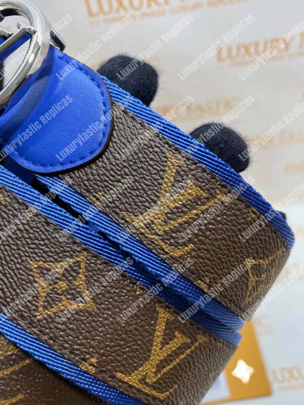 LV Circle 40mm Belt Blue