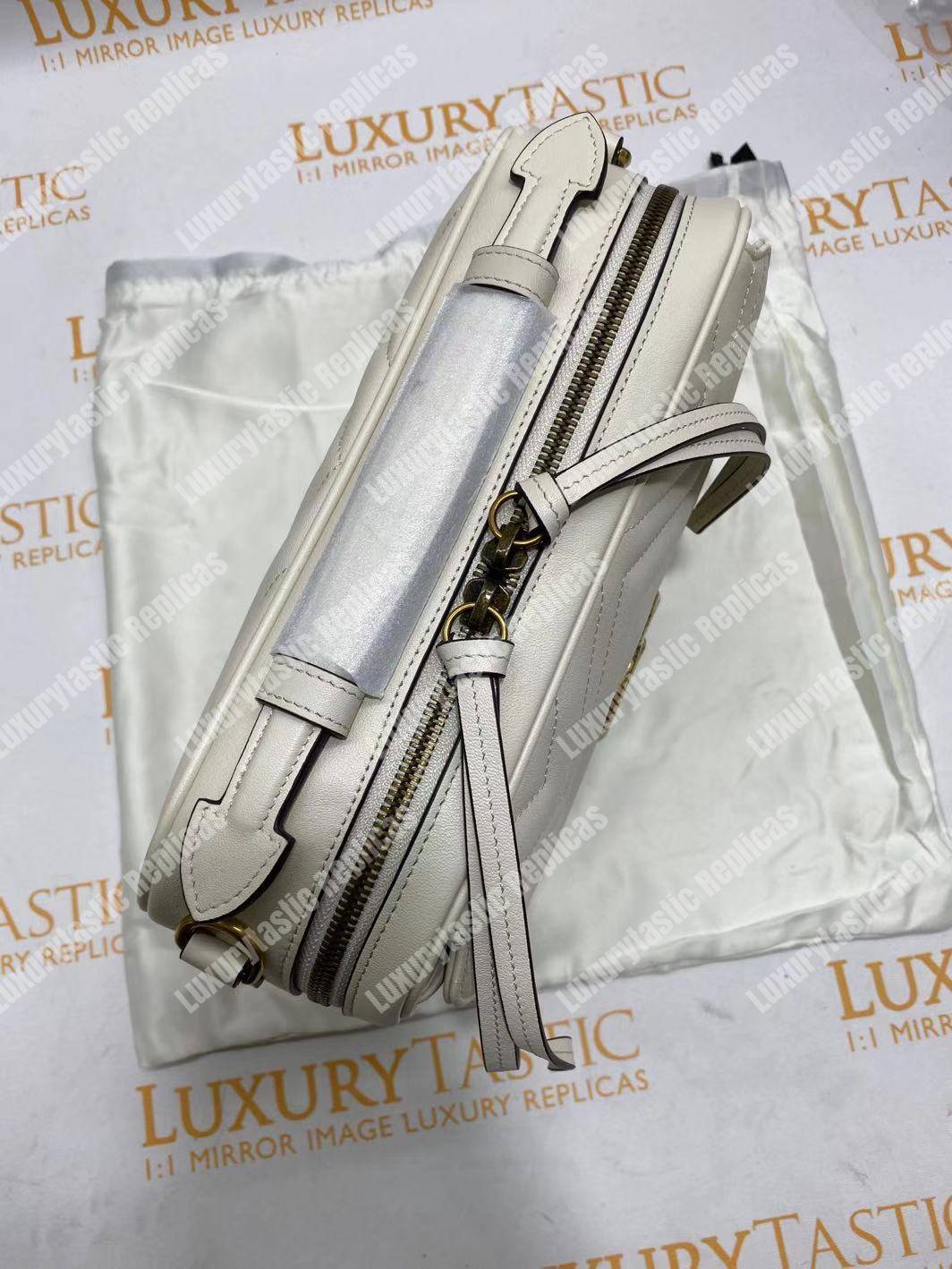 G*u*i gg marmont small shoulder bag white