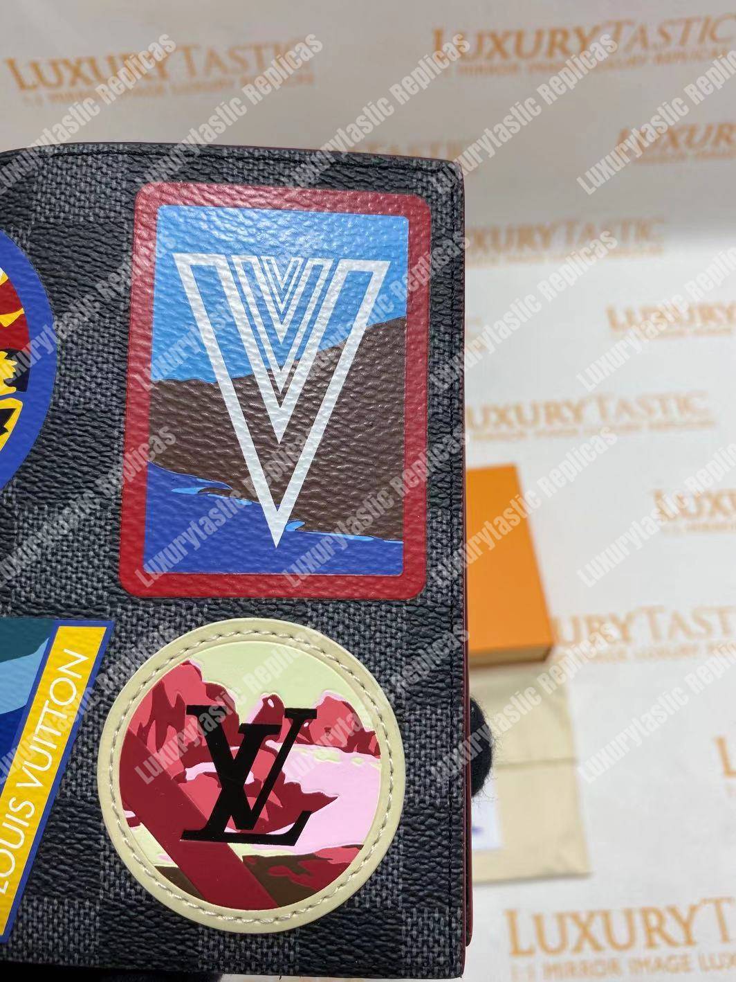 LV Passport Cover Damier Graphite Alps