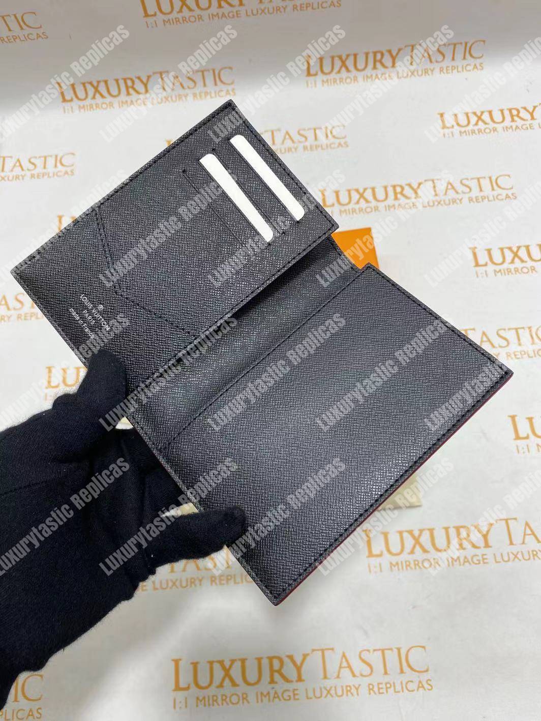 LV Passport Cover Damier Graphite Alps