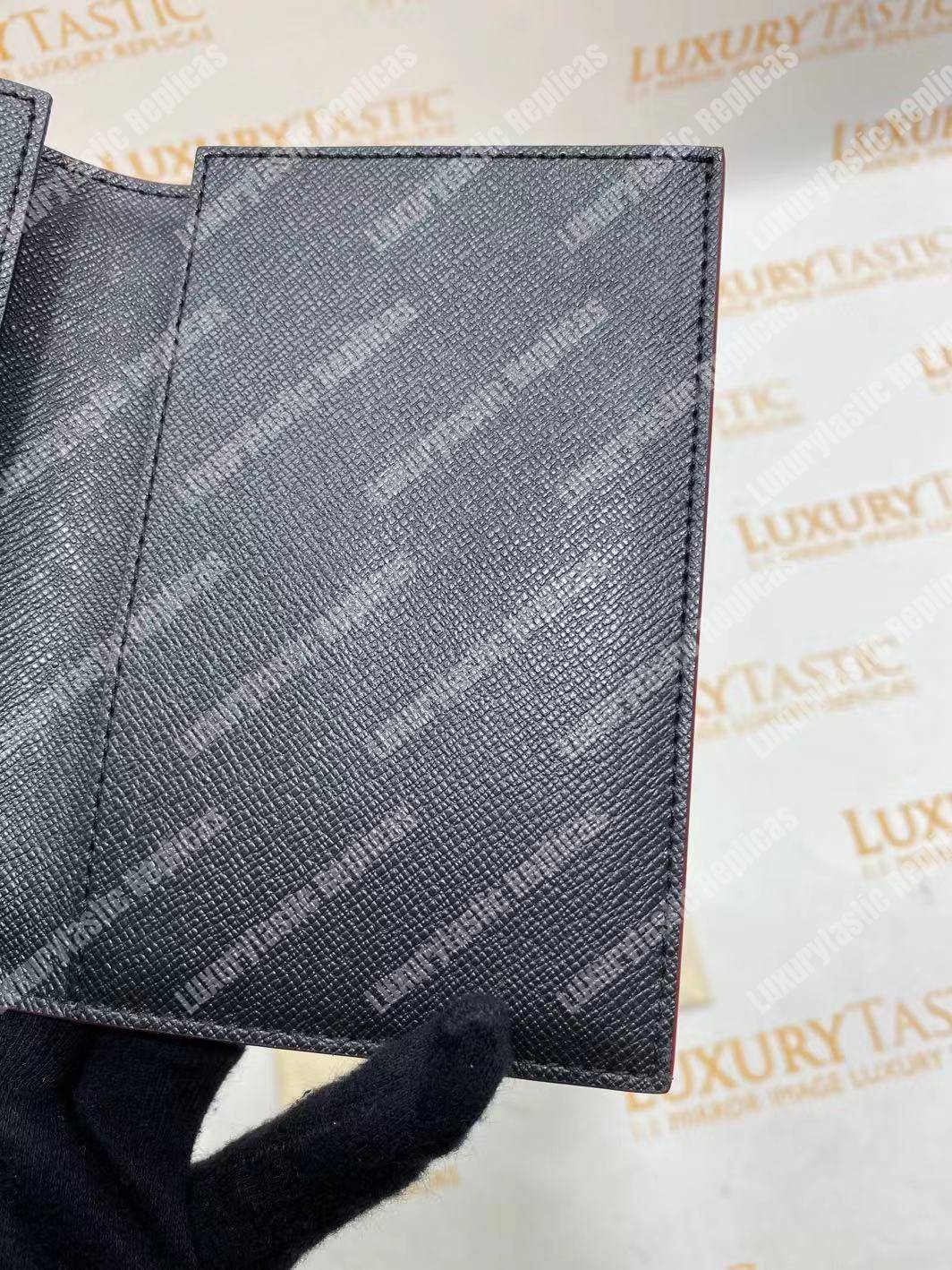 LV Passport Cover Damier Graphite Alps