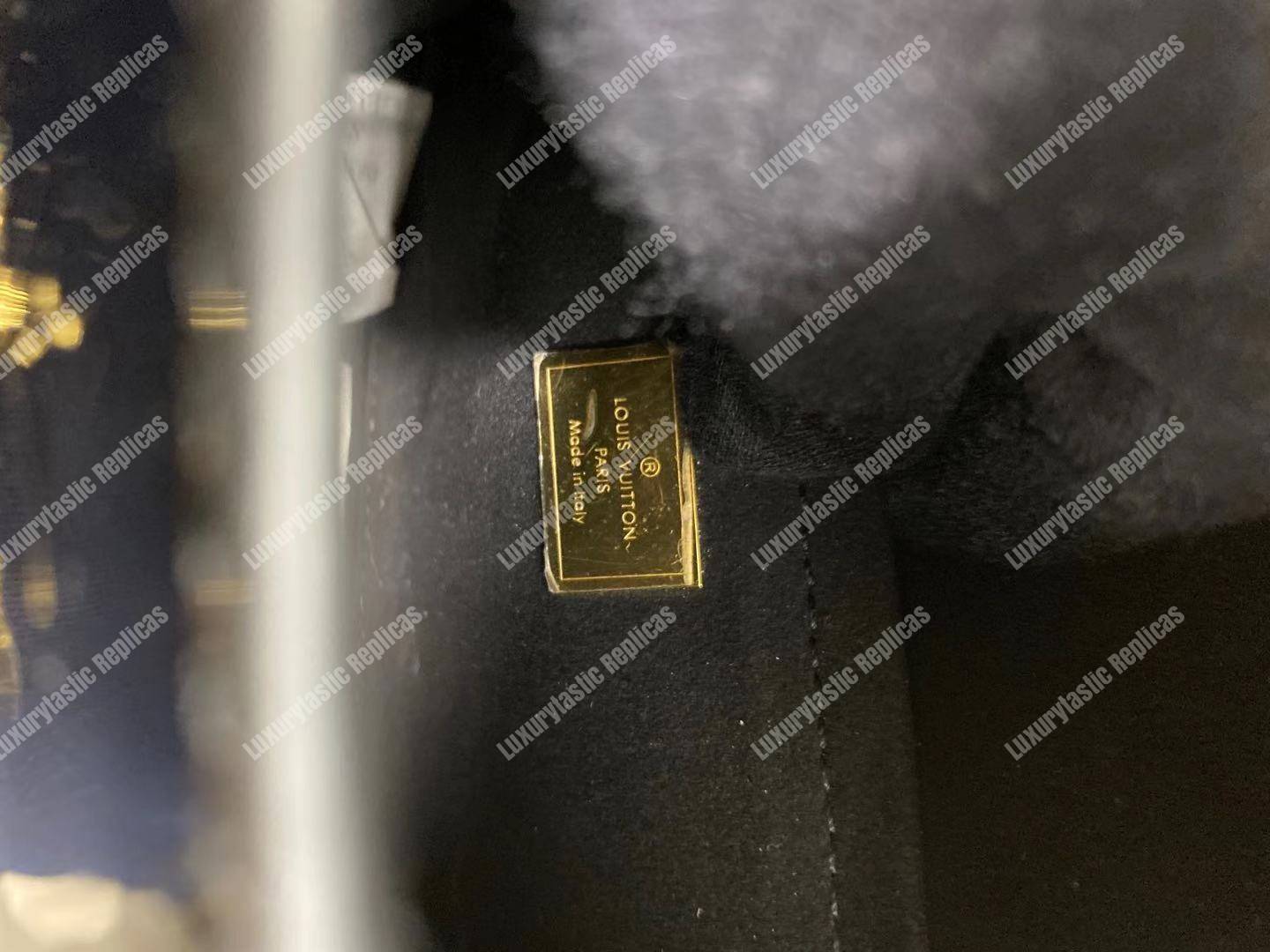 LV Spring Street Monogram Vernis Noir