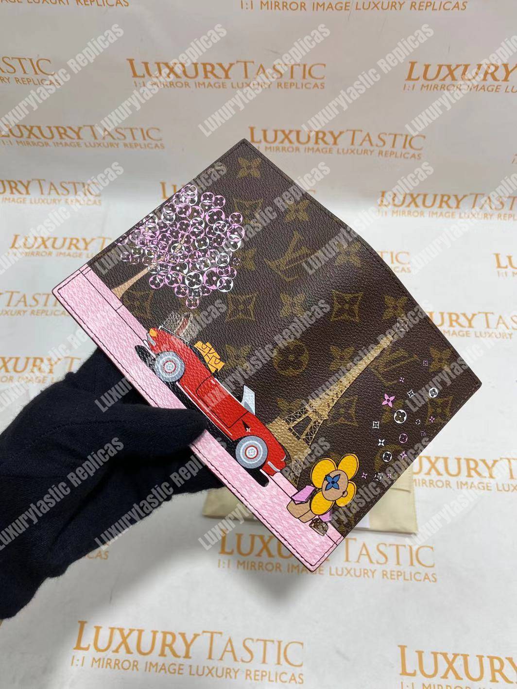 LV Passport Cover Eiffel Tower Print