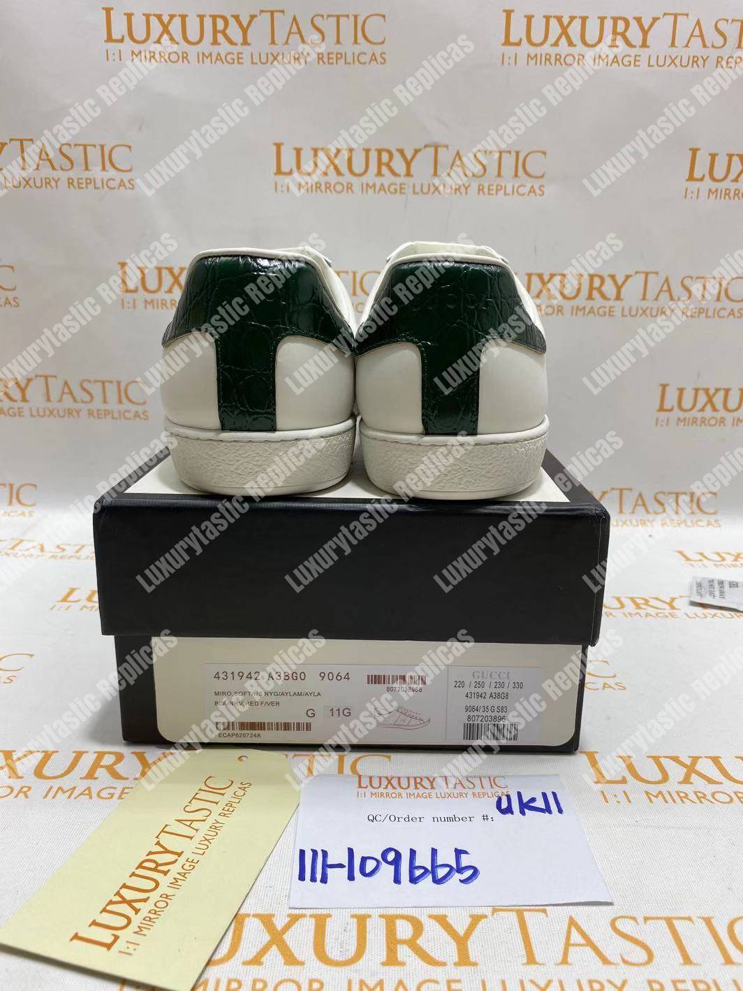 G*u*i men’s ace leather sneaker