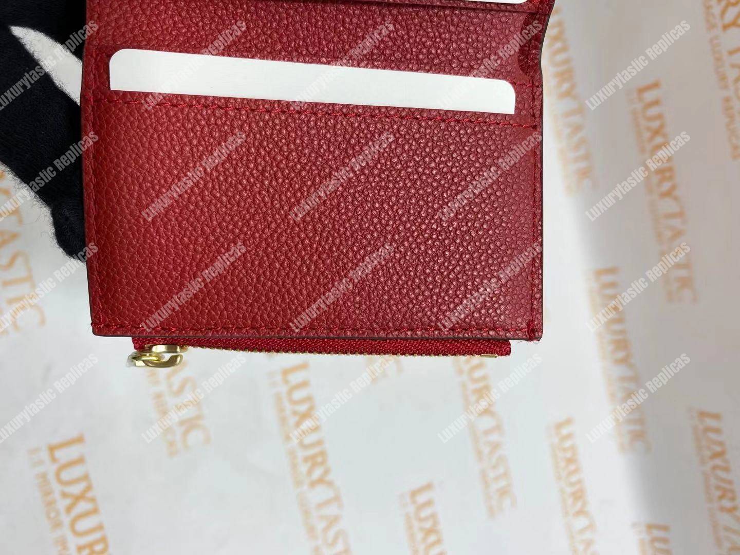 LV Zoé Wallet Monogram Empreinte Scarlet