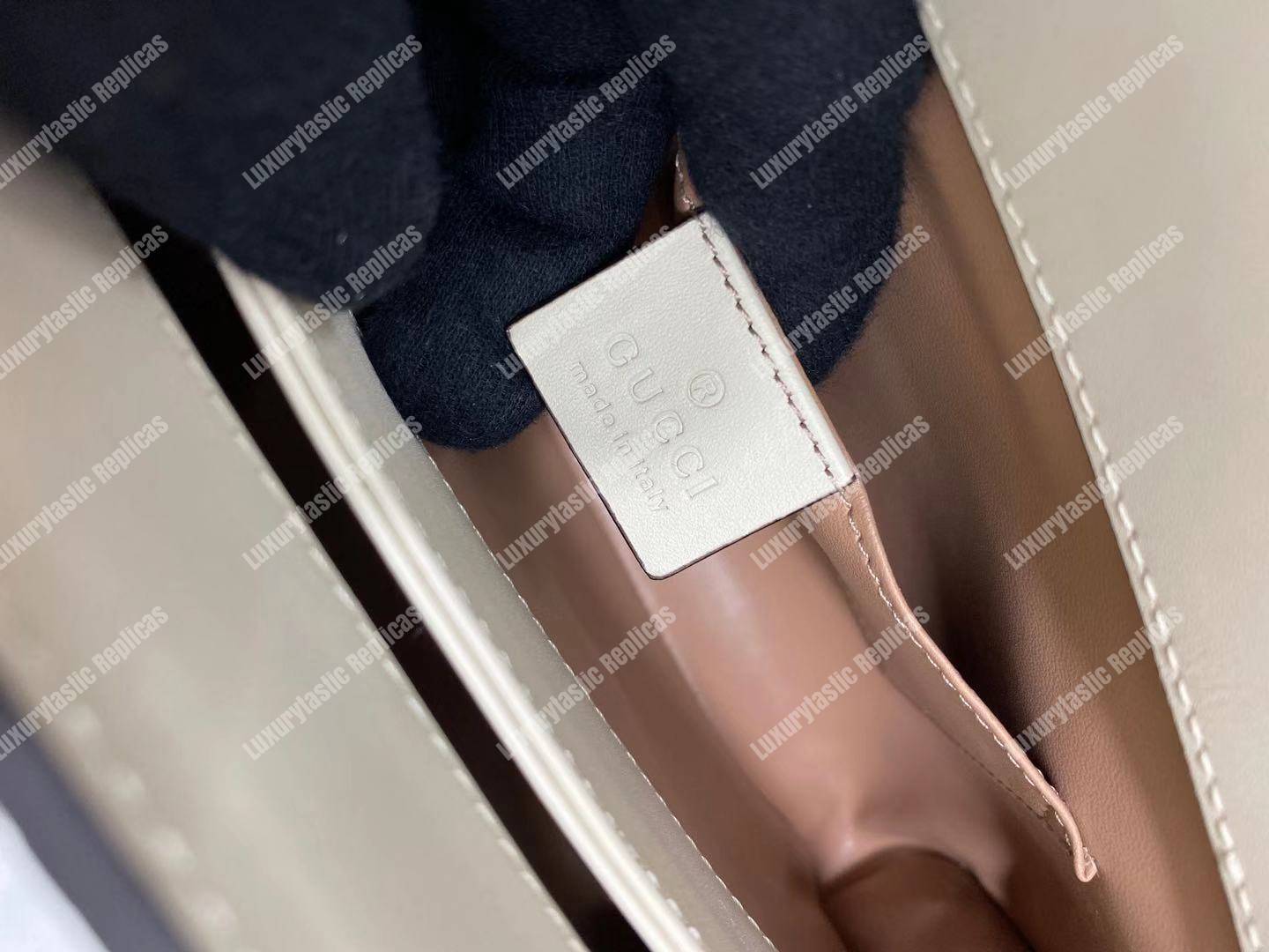 G*u*i ophidia small snakeskin shoulder bag grey